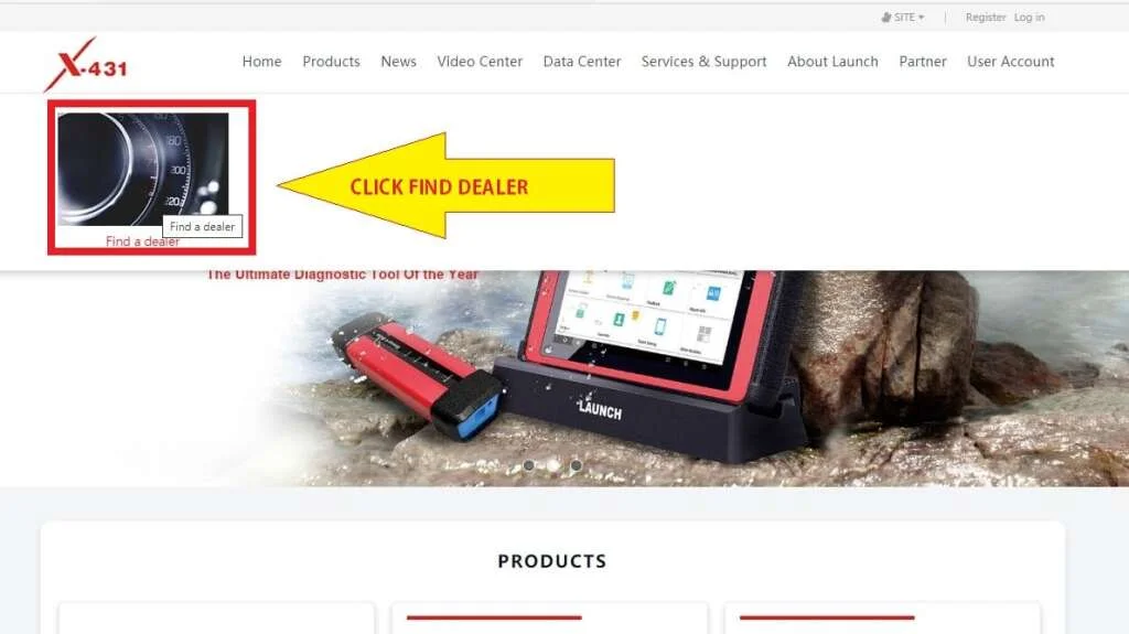Launch-X431-Find-dealer