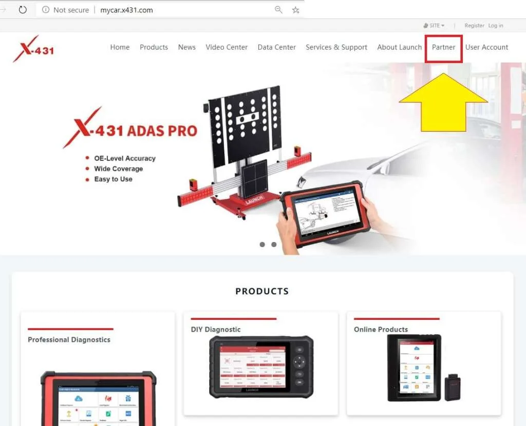 launch-x431-Click-Partner